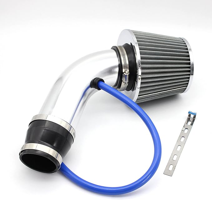 3 Inch Universal Cold Air Intake Kit, Aluminum Induction Flow Hose Pipe Kit by RASNONE