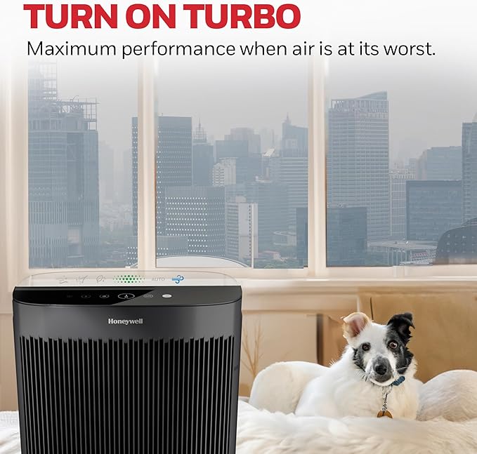 Honeywell HEPA Air Purifier for Home, 2423 Ft² Rooms in 1 Hour, Air Quality - Image 6