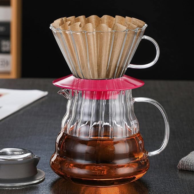 1-2 Cup Brown Coffee Filters, Small Coffee Maker, Single Serve Coffee Pot - Image 5