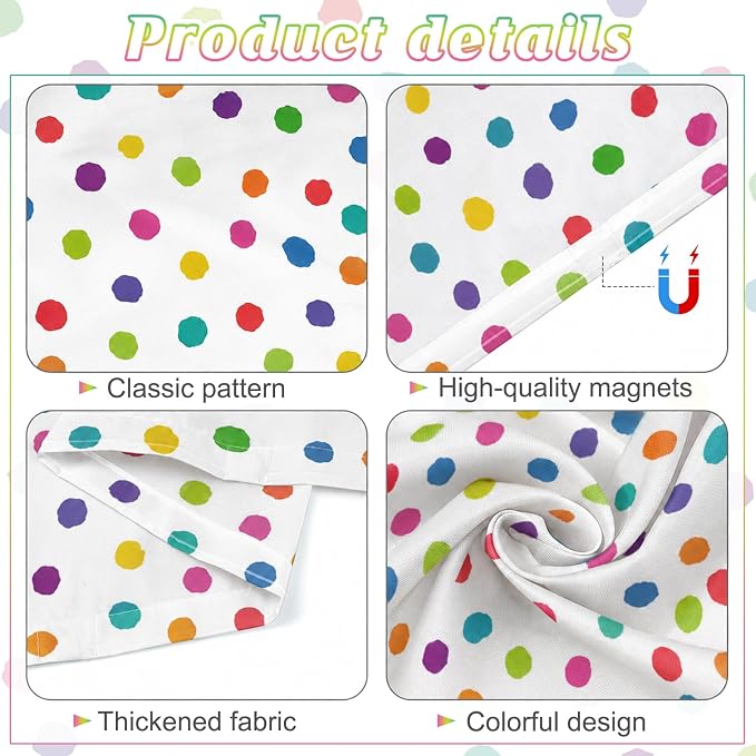 6Pcs Classroom Light Covers for Fluorescent Lights, Magnetic 2x4 FT Ceiling - Image 3