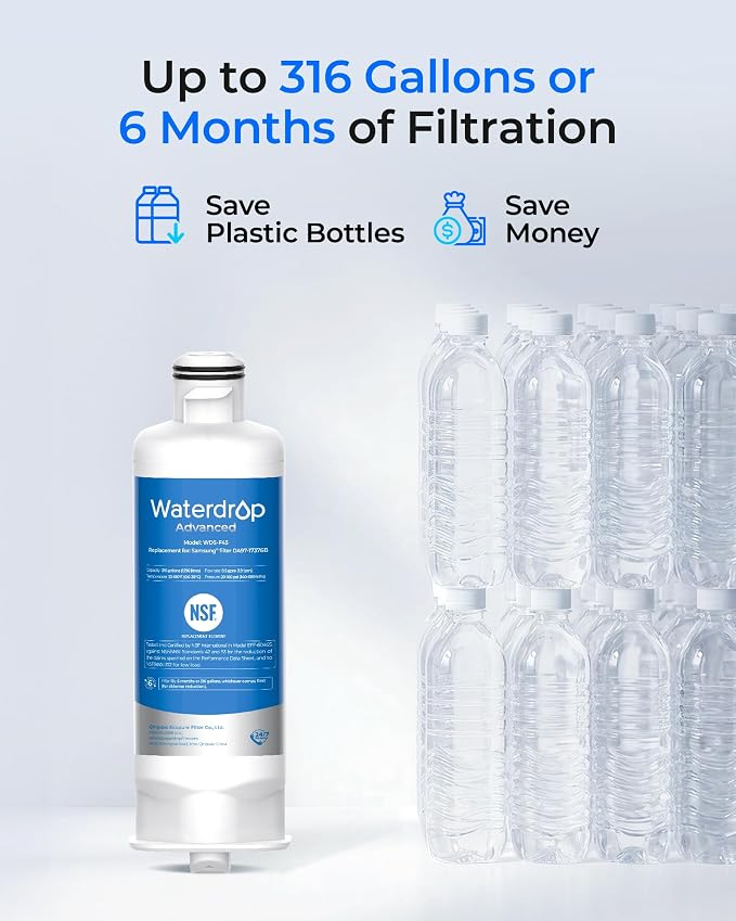Waterdrop WDS-F45 Refrigerator Water Filter Replacement - Image 8