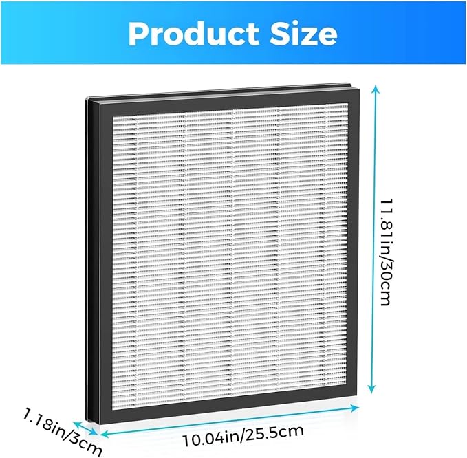 Replacement Filter，Compatible For AIRFIRE AP304 And JOWSET AP303/AP304 Air - Image 3