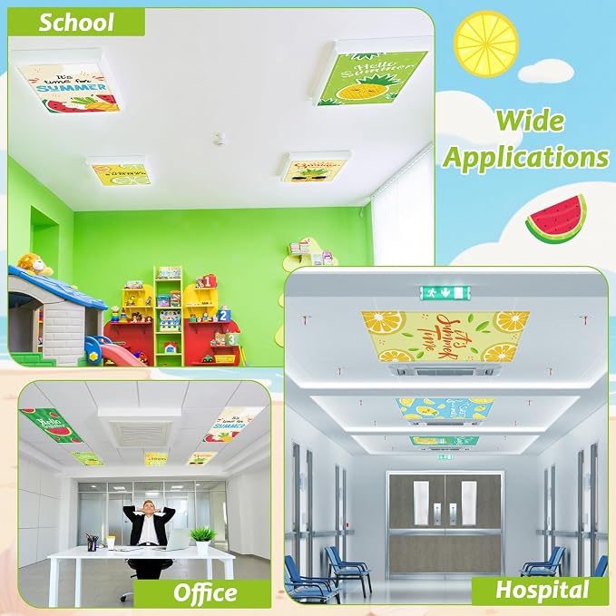 8 Pcs Fluorescent Light Covers - Image 4