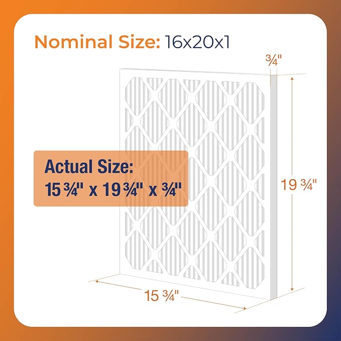 NaturalAire 16x20x1 Pleated Air Filter - Image 4