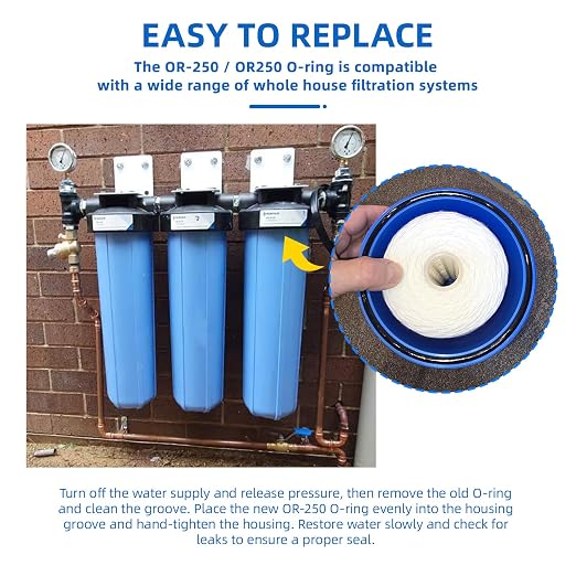 OR-250 o-Ring Compatible with Culligan Water Filter Housing WH-HD200-C - Image 7