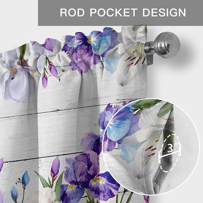 Spring Flowers Curtain Valances - Image 5