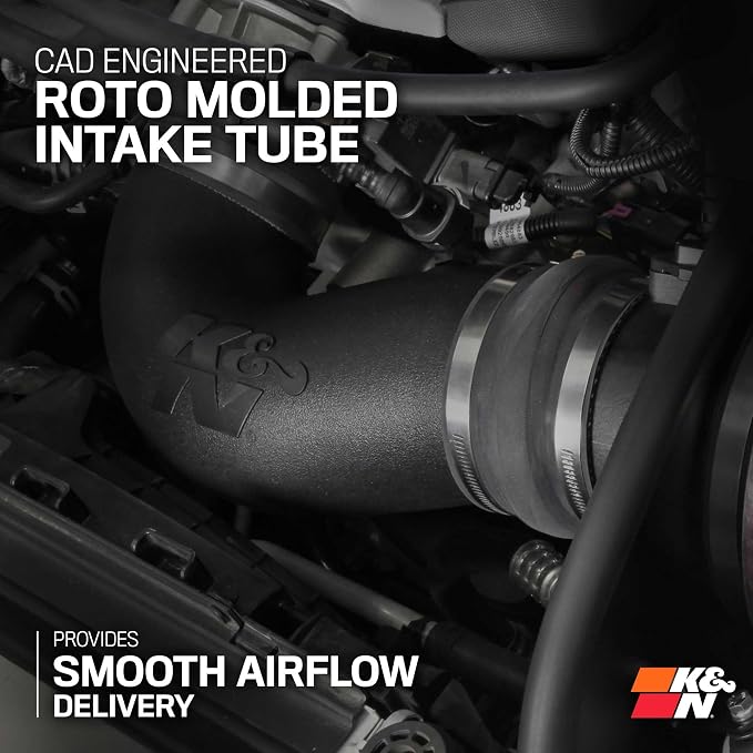 K&N Cold Air Intake System: High-Flow Air Filter, Increase Performance & - Image 5