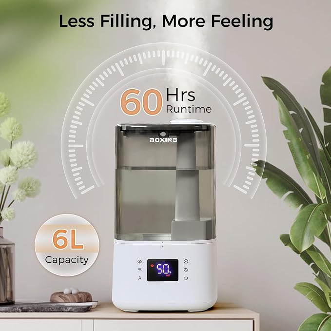 BOXING 6L Warm and Cool Mist Humidifiers - Image 4