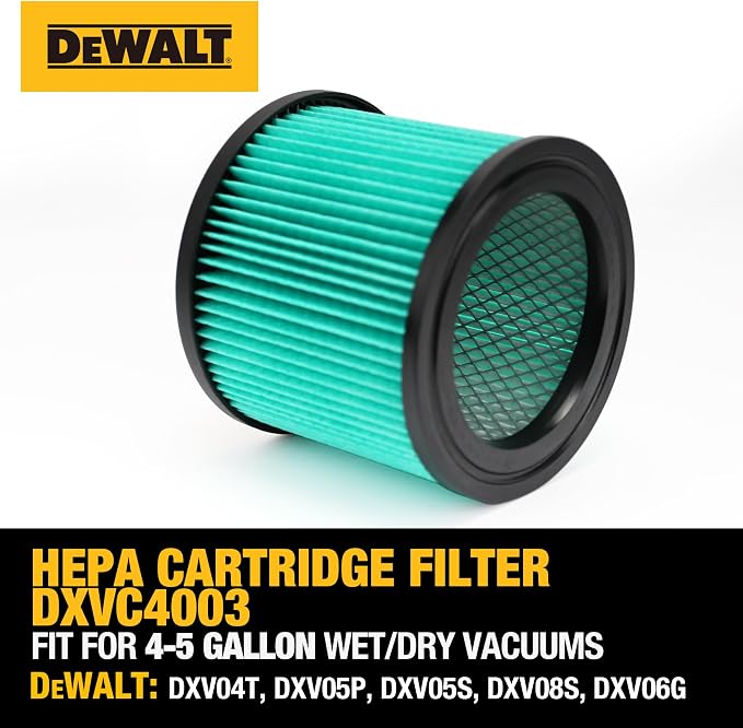 DEWALT HEPA Vacuum Filter Replacement DXVC4003, Fit - Image 4