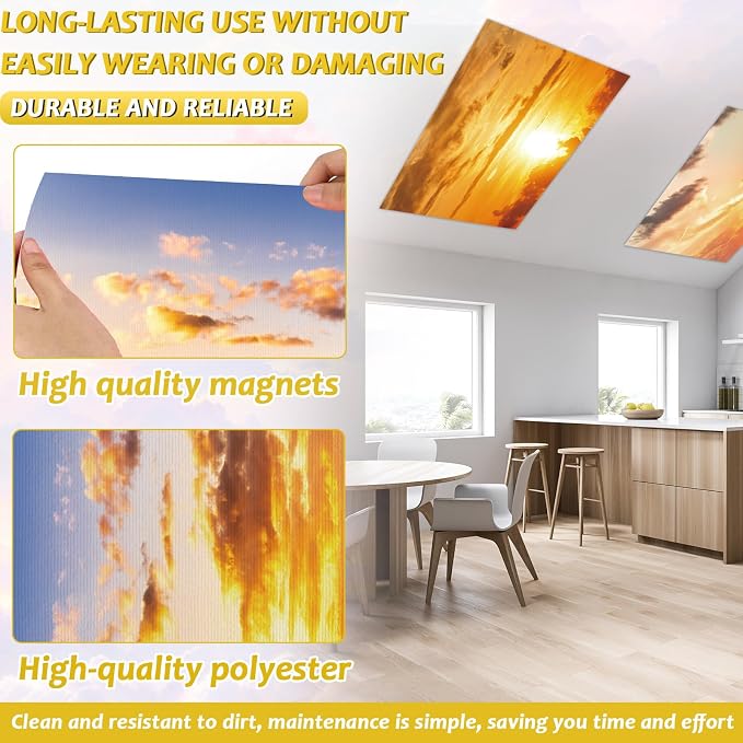 6 Pcs Fluorescent Light Covers - Image 3