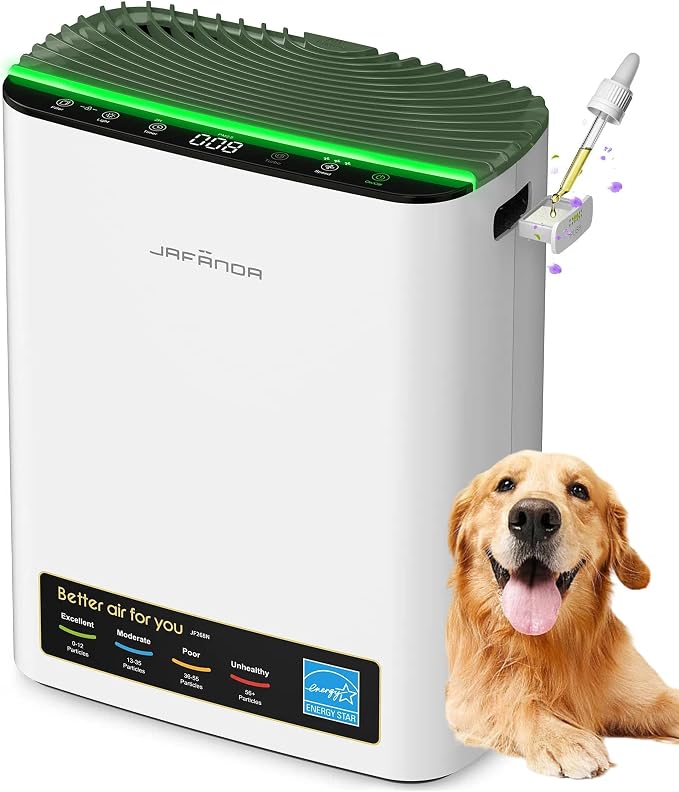 Jafända Air Purifier for Home Large Room Bedroom Up to 1226 Ft², True HEPA by Jaf%C3%A4nda