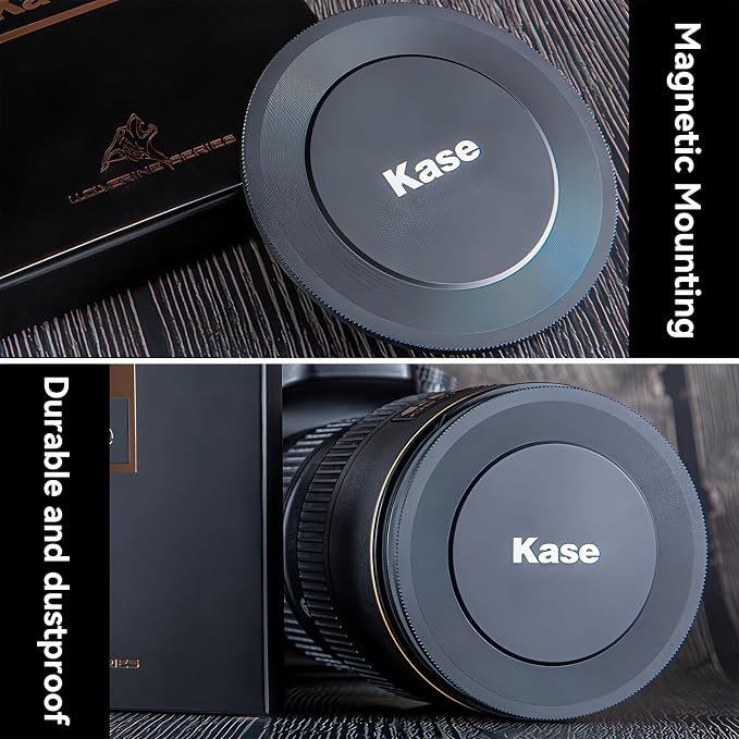 Kase 49mm Front Lens Cap, Magnetic CNC Aluminum + Optical Glass, Quick Press-On - Image 7