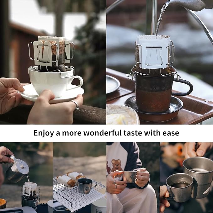 Hanging Ear Drip Coffee Bag Holder - Image 9