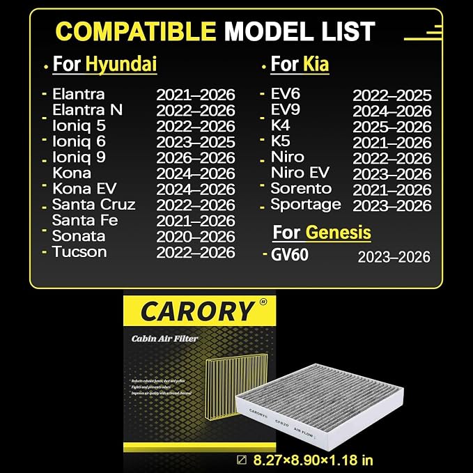 Cabin Air Filter w/Activated Carbon - Image 3