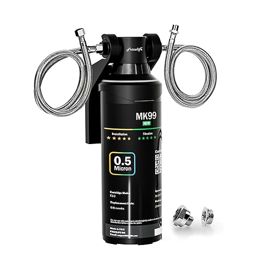 Frizzlife Under Sink Water Filter System-NSF/ANSI 53&42 Certified High Capacity by FRIZZLIFE