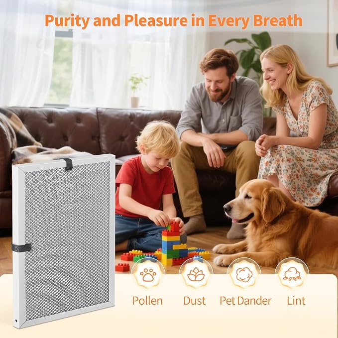 2-Pack 14x18x1 MERV 8 Reusable & Washable Electrostatic Air Filters - Image 7