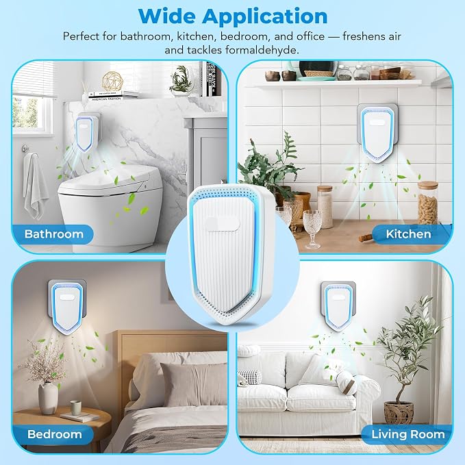 Air Ionizers Plug In Negative Ion Air Purifiers Quiet Air Freshener - Image 7