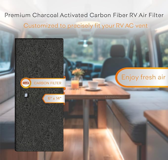RV Premium Charcoal Activated Carbon Fiber Air Conditioner Filter - Image 3