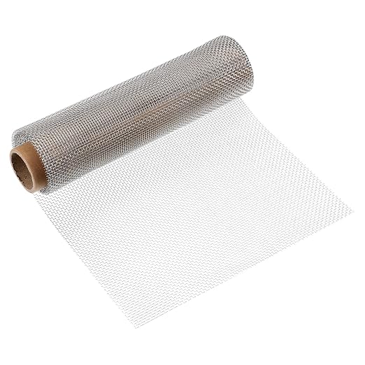 uxcell 10 Mesh 39" x 10" Woven Wire Mesh, 316 Stainless Steel Air Vent Filter by uxcell