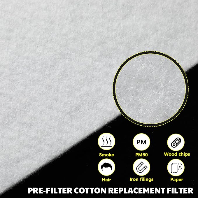 10 Pcs Pre-filter Cotton Replacement - Image 3