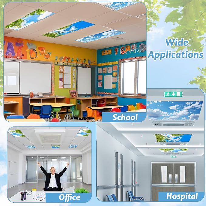 8 Pcs Fluorescent Light Covers - Image 5