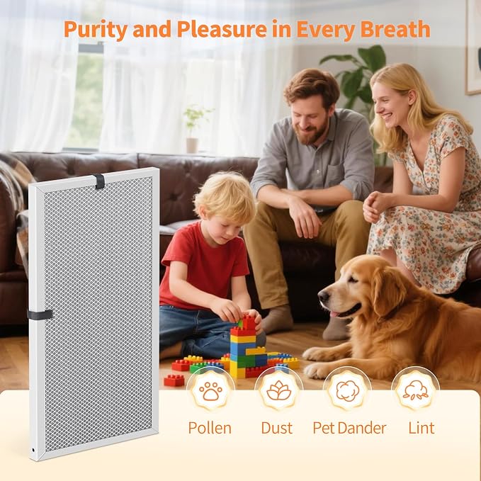 2-Pack 14x25x1 MERV 8 Reusable & Washable Electrostatic Air Filters - Image 7