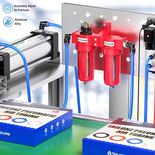 TAILONZ PNEUMATIC 0-150PSI 3/8 Inch NPT Aluminum Alloy Air Filter Drying System - Image 3
