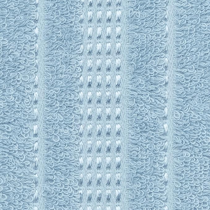 Melissa Linen Hand Towels Set of 2, 100% Turkish Cotton Towels, Blue Hand Towels for Bathroom, 20 in x 35 in, Absorbent, Quick Dry, Durable and Soft, Spa and Hotel Quality, Ocean Blue