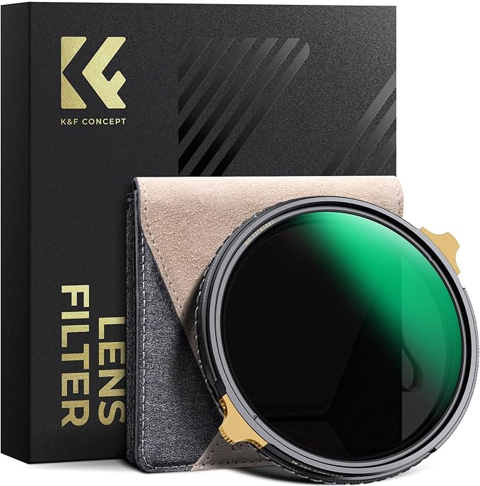 K&F CONCEPT 72mm Variable ND2-32 ND Lens Filter & Circular Polarizing Filter by KFCONCEPT