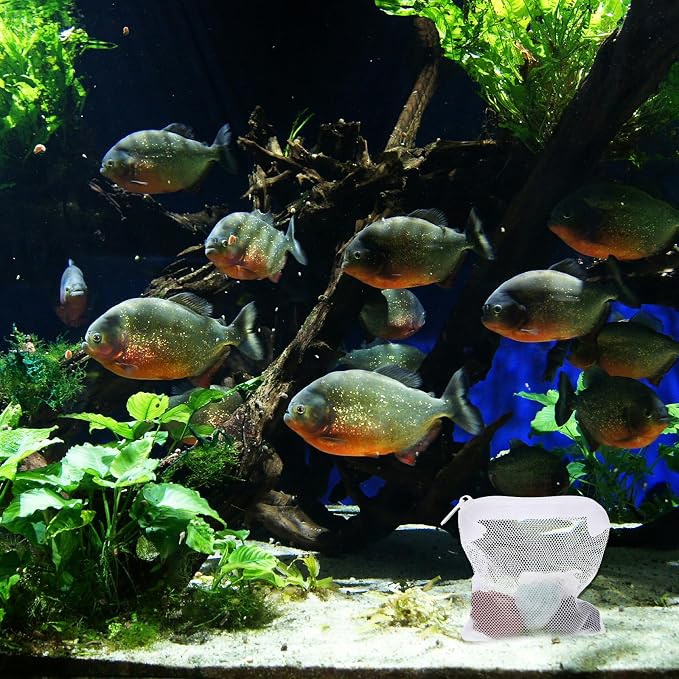 15Pcs Aquarium Filter Media Bags, Mini Fish Tank Media Mesh Filter Bags Reusable - Image 6