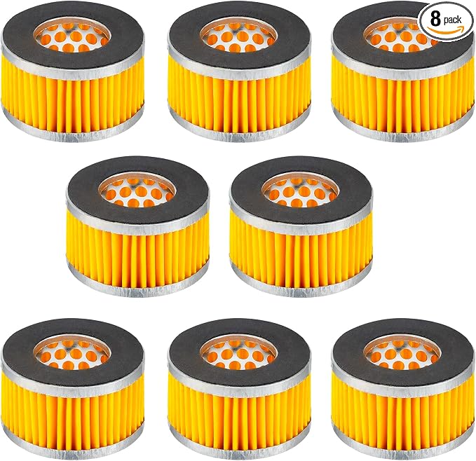 8 Pcs Air Compressor Replacement Filter Elements 2.6 x 1.6 Inch Piston Type Air by Vesici