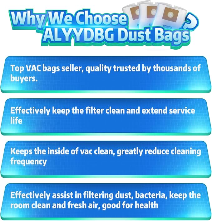 3 PCS Preferential Set 3 Gallon Vac bags, ALYYDBG Type C 90669 9066900 9066933 - Image 6