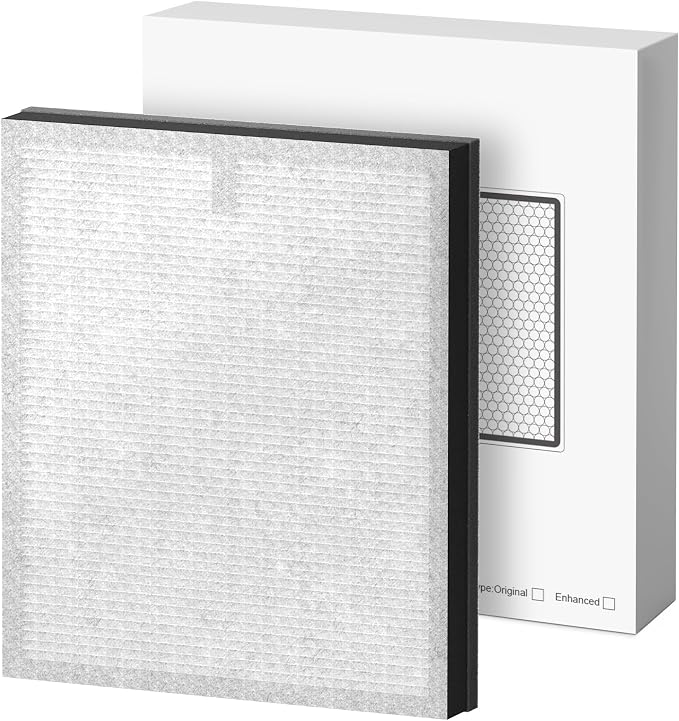 MORENTO 2 Pack HY4866 Genuine Air Purifier Replacement Filter by MORENTO