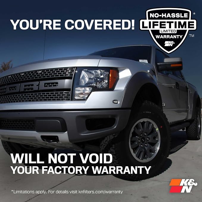 K&N Cold Air Intake System: High-Flow Air Filter, Increase Performance & - Image 9