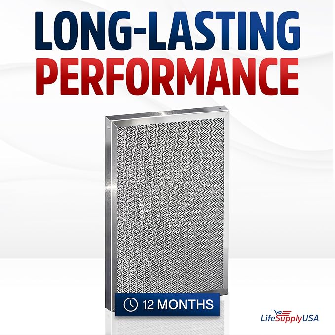 16x24x1 Electrostatic Air Filter, MERV 8, Reusable Furnace AC/HVAC Filter - Image 4