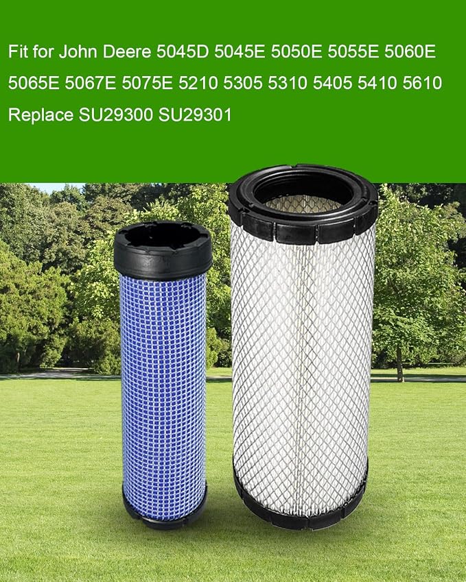 Air Filters Fit for John Deere SU29300 SU29301 5045D 5045E 5050E 5055E 5060E - Image 5