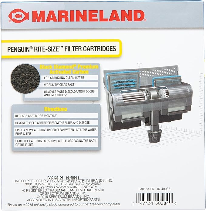 Marineland Penguin Bio-Wheel Replacement Filter Cartridges, Rite-Size C - Image 2