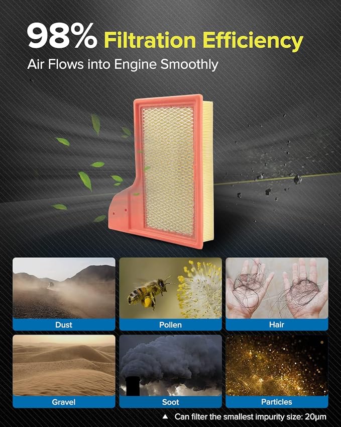 PHILTOP Engine Air Filter CA11958 Replacement - Image 2