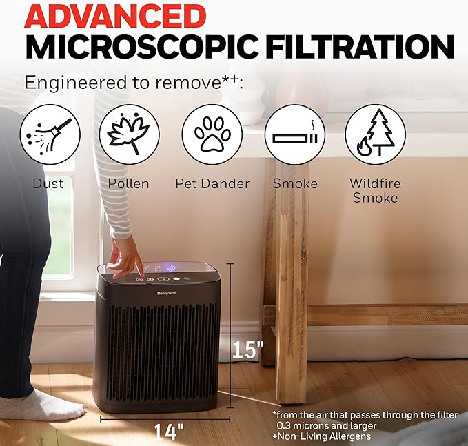 Honeywell Allergen Plus HEPA Air Purifier - Image 2