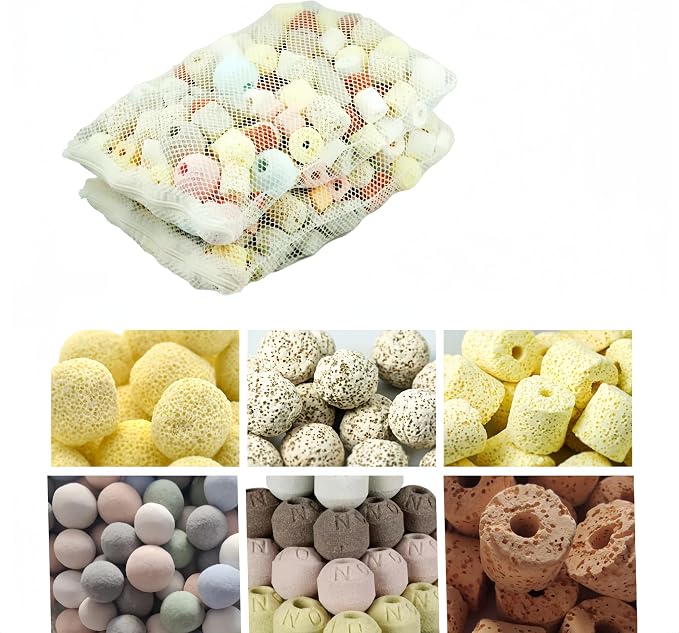 1000g, 2.2lb【No ore】 Aquarium bio Media, 6 in 1 Ceramic Filter Media by Unknown