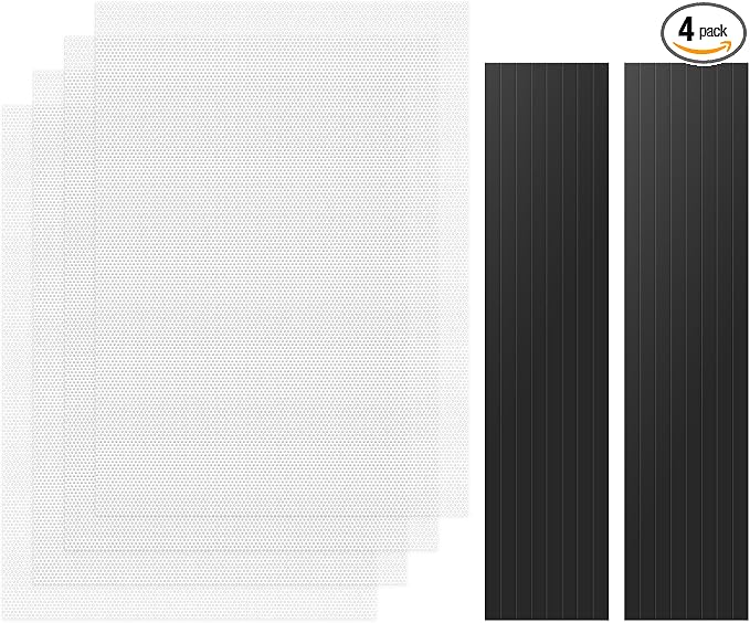 MoKo 400x300mm DIY PC Case Dust Mesh Filter, PVC Dustproof Magnetic Dust Filter by MoKo