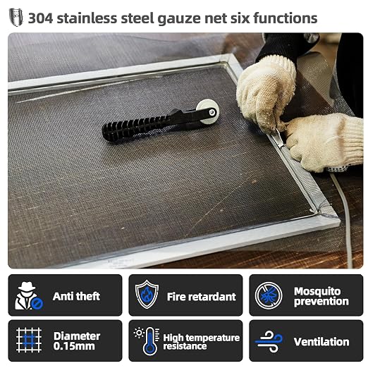 20 Mesh 304 Stainless Steel Mesh Screen, Rust Free Woven Wire Mesh, Metal Mesh - Image 6