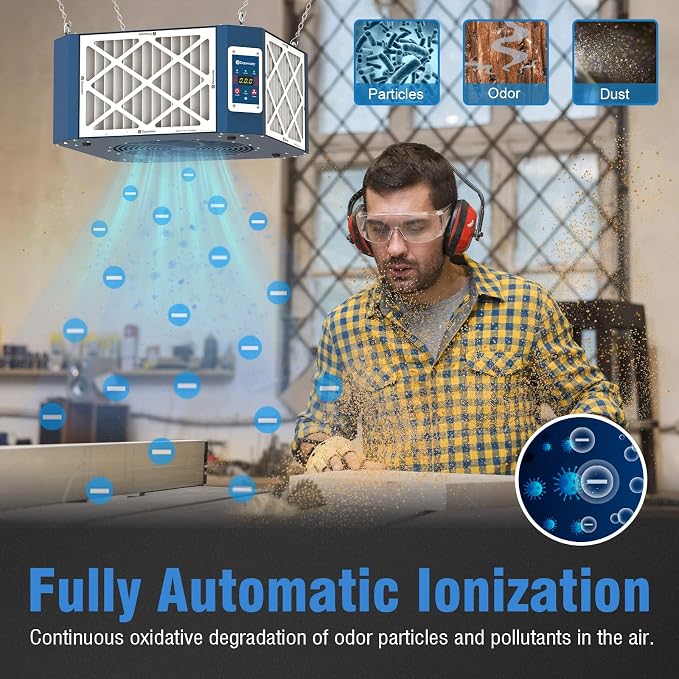 360° Woodshop Air Filtration System Woodworking - Image 2