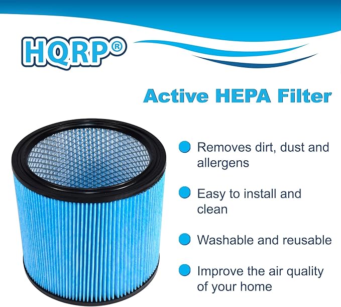 HQRP 2-Pack High Efficiency H13 HEPA Cartridge Filter Replacement - Image 2