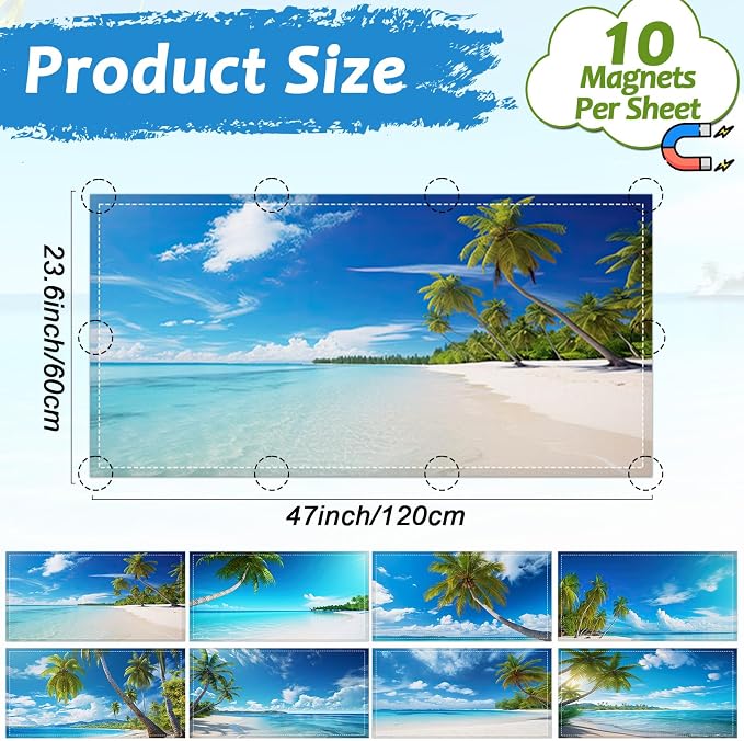 8 Pcs Fluorescent Light Covers - Image 2