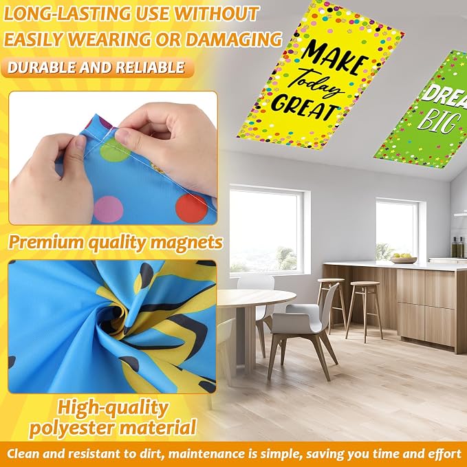 8 Pcs Fluorescent Light Covers - Image 3