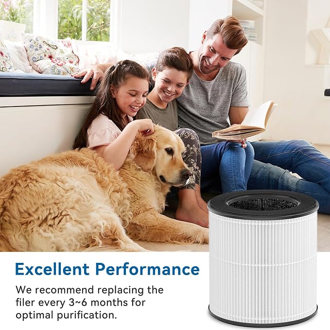 Tailulu Official AP050 AP052 Air Purifier Replacement Filter, 3-in-1 Air - Image 6