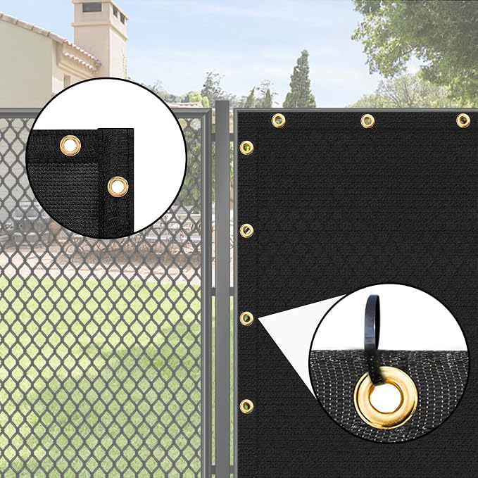 UPGRADE Balcony Privacy Screen Fence 6'X13' Outdoor HDPE Mesh Panels - Image 3