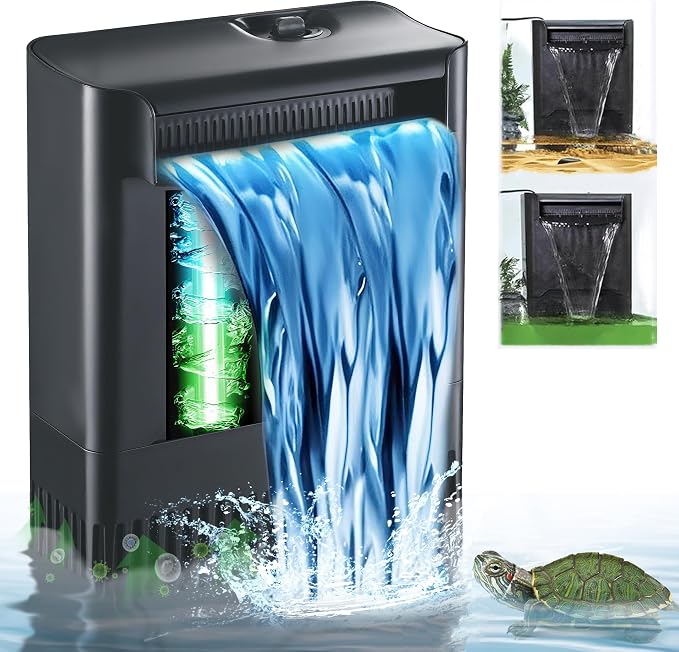 Turtle Tank Filter w/ U-V Light by TARARIUM