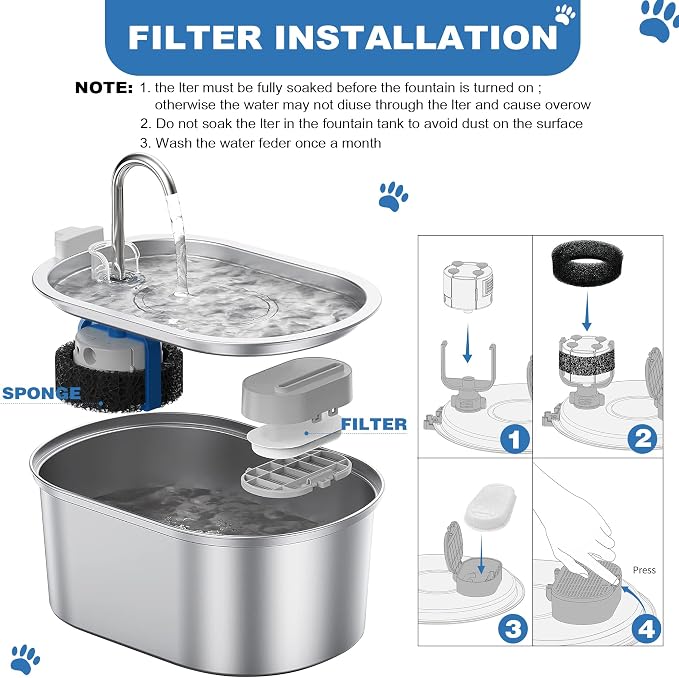 Cat Water Fountain Replacement Filters - Image 5